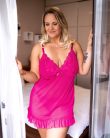 RC exkluzív pink színű PLUS SIZE soft kombiné