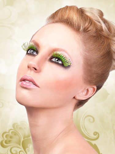 Magic colors műszempilla ragasztóval Yellow/Orange/Light Green