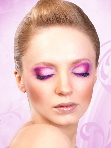 Magic colors műszempilla ragasztóval Black/Purple No.539