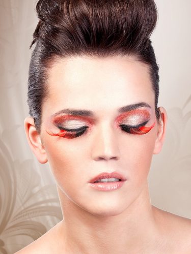 Magic colors műszempilla ragasztóval Brown/Red