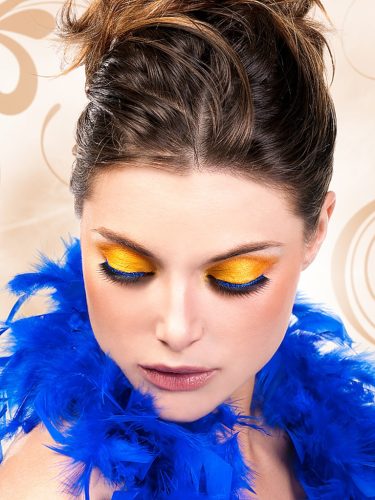 Magic colors műszempilla ragasztóval Black/Blue No.553