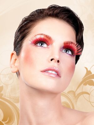 Magic colors műszempilla ragasztóval Red