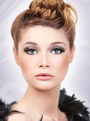 Glamour műszempilla ragasztóval Black No.565