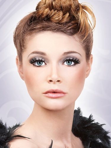 Glamour műszempilla ragasztóval Black No.565