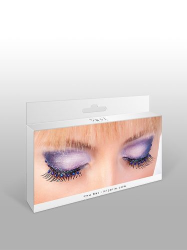 Glamour műszempilla ragasztóval Black/Blue