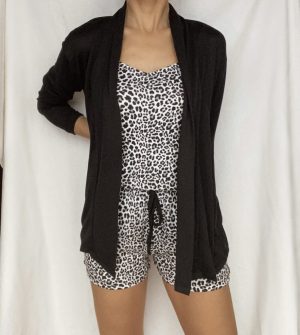 Exkluzív cosy & soft short szett kimonóval