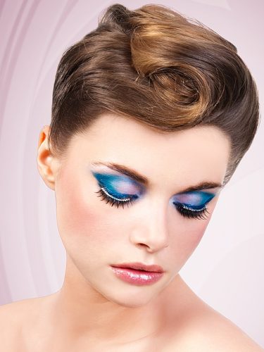 Glamour műszempilla ragasztóval Black/White No.571