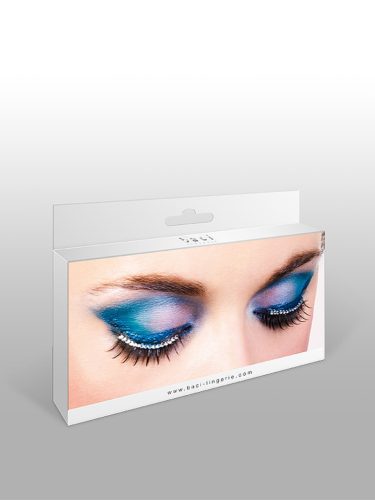 Glamour műszempilla ragasztóval Black/White No.571