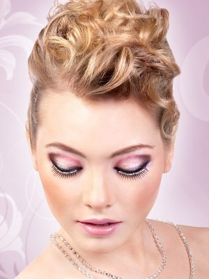 Glamour műszempilla ragasztóval Black/White No.573