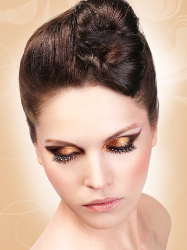 Glamour műszempilla ragasztóval Black/White No.578