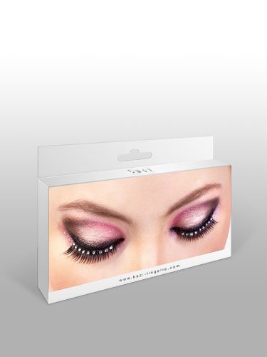 Glamour műszempilla ragasztóval Black/White No.582