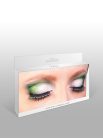 Glamour műszempilla ragasztóval Black/Light Green