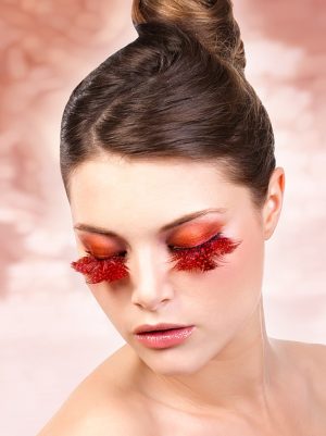 Paradise dreams műszempilla ragasztóval Orange/Red