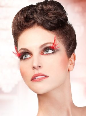 Paradise dreams műszempilla ragasztóval Black/Red No.624