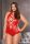 Pántos bőrhatású plus size teddy
