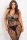 Exkluzív csipkés plus size testharisnya