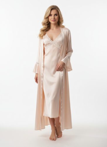 Zella szatén hálóruha és köntös szett