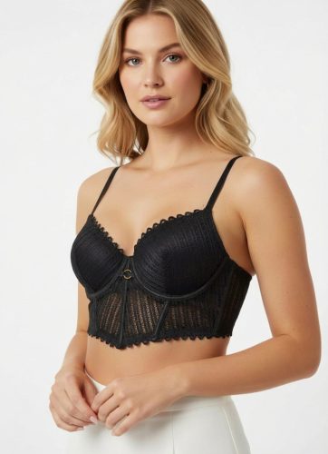 Alter Ego csipkés bustier felső