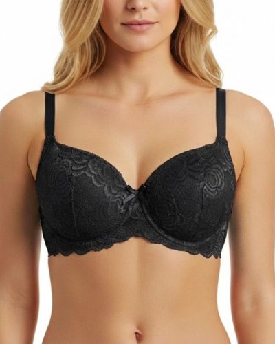 Unexpected fekete csipkés melltartó