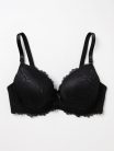 Marla csipkés fekete színű plus size melltartó