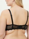 Marla csipkés fekete színű plus size melltartó