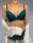 MRL zöld csipkés plus size melltartó