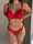MRL piros csipkés plus size melltartó