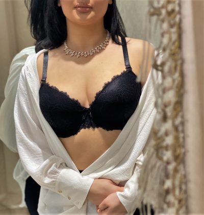 Marla fekete plus size melltartó