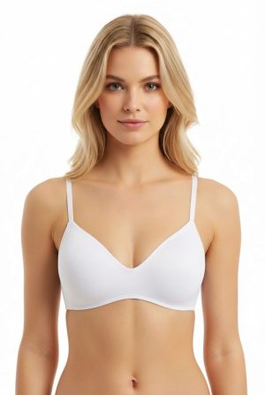 Week Fehér merevítő nélküli melltartó