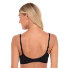 Week fekete merevítő nélküli plus size melltartó