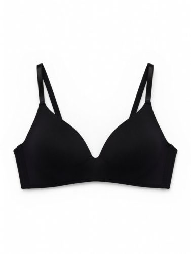 Factor fekete merevítő nélküli melltartó lézervágott hátrésszel