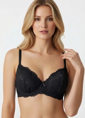BH exkluzív csipkés push up melltartó