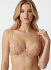 BH exkluzív csipkés lélegző push up melltartó