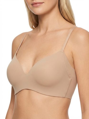 Smooth testszínű merevítő nélküli melltartó különleges tartással