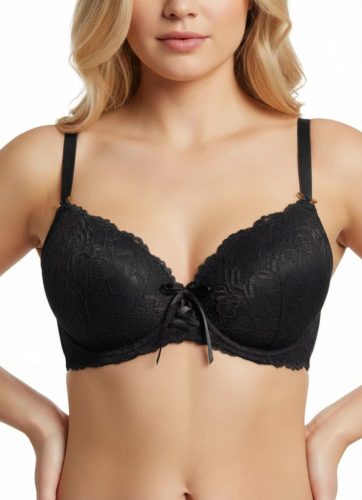 Luxe csipkés hosszított push up melltartó