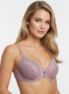 Belong T lila extreme  push up csipkés melltartó