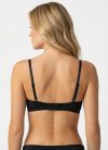 BH fekete merevítő nélküli lézervágott melltartó