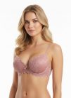 Peony mályva színű slight push up melltartó