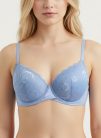 Crossed pasztell kék slight push up melltartó
