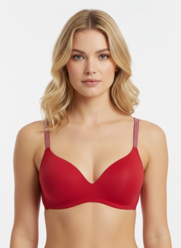 Lady lurex merevítő nélküli melltartó