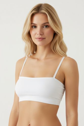 Janet bandeau merevítő nélküli top