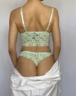 Lacey mentazöld csipkés merevítő nélküli bralette