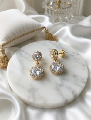 Luxus köves fülbevaló