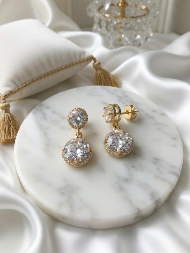 Luxus köves fülbevaló