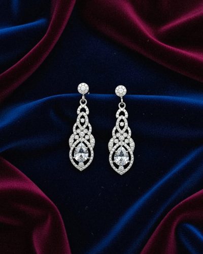 Exkluzív köves fülbevaló