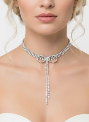 Színátmenetes masni choker
