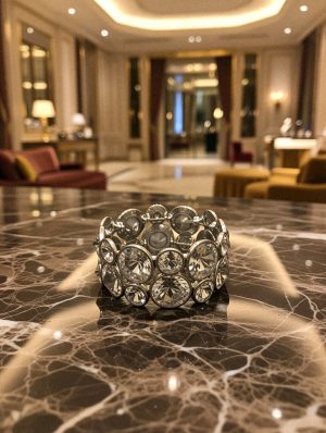 Ezüst nagyköves karkötő