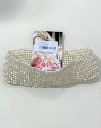 Fekete gyöngy choker nyaklánc