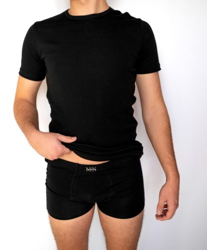 Baci Man - fekete pamut boxer