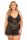 Exkluzív csipkés plus size babydoll tangával
